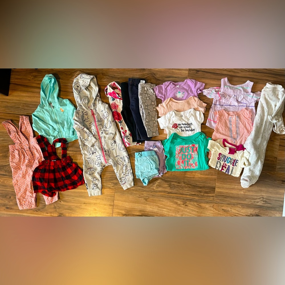 Baby Girl Clothing Bundle 9-12 Months